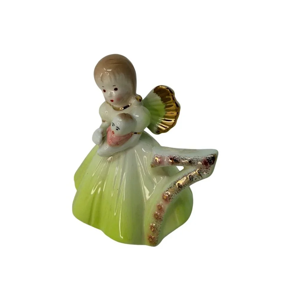 Vtg Josef Originals Birthday Girl Angel Figurine 7 Years Old 7th Birthday Gift